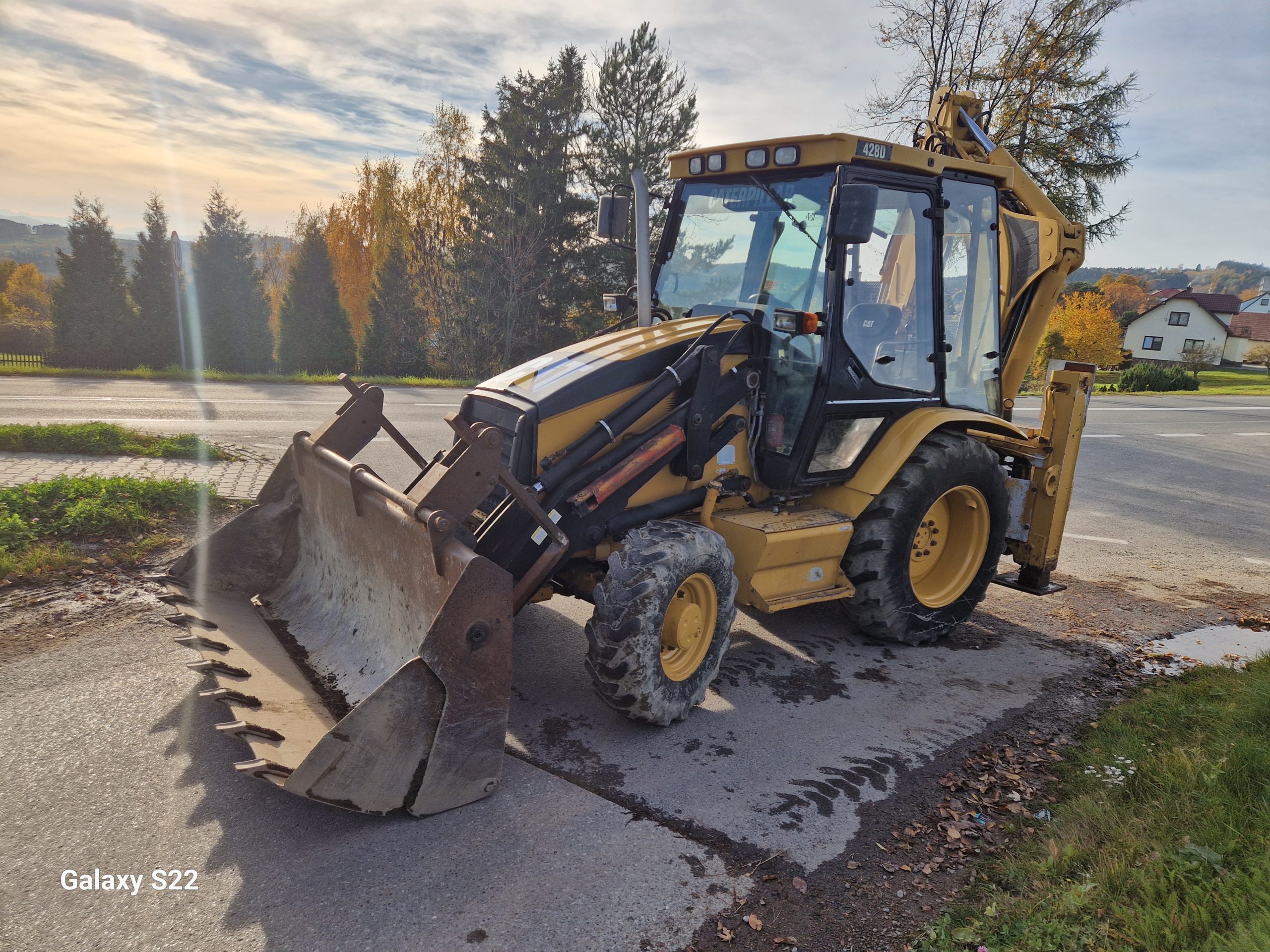 Koparko-ładowarka Cat 428 D - obrazek 2