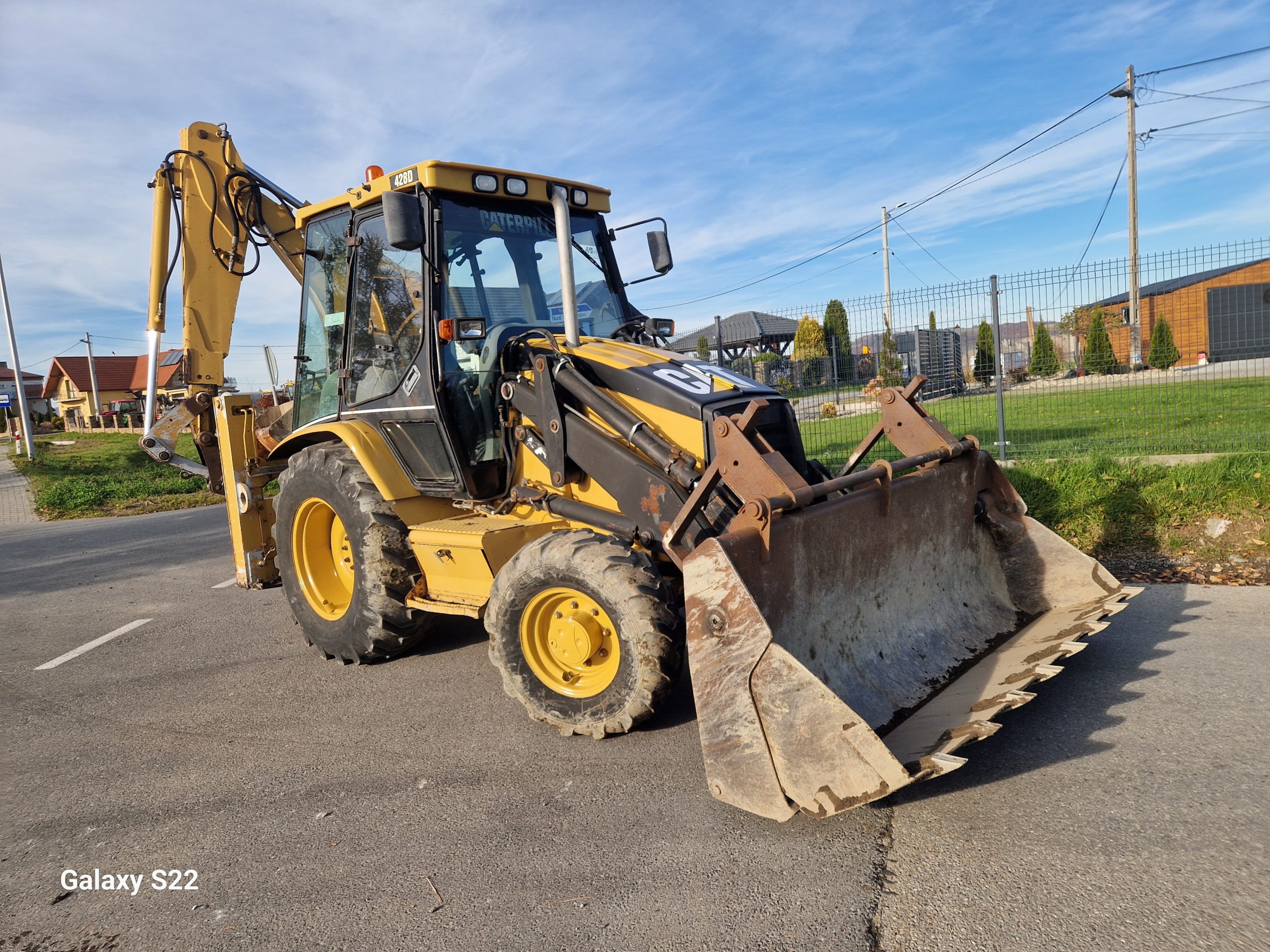 Koparko-ładowarka Cat 428 D