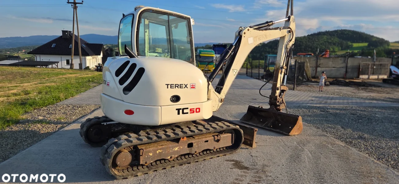 Minikoparka Terex TC 50 rok